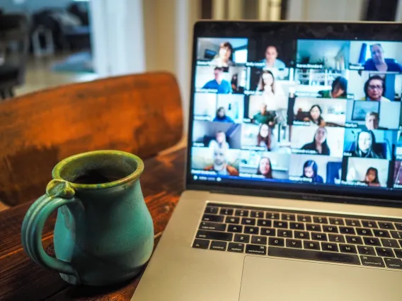 A group of people on a Zoom call