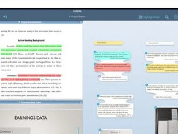 organizing notes with app