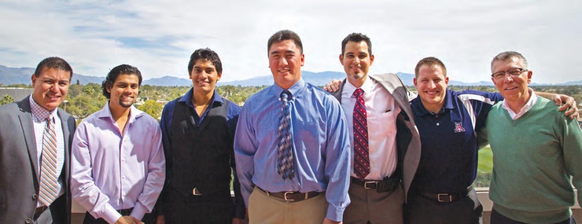 (Left to Right): Ramon Gaanderse, Zachary Siew, Brandon Siew, Christian Brown, Dr. Rudy M. Molina, Jr., Armando Membrila, David Cillo