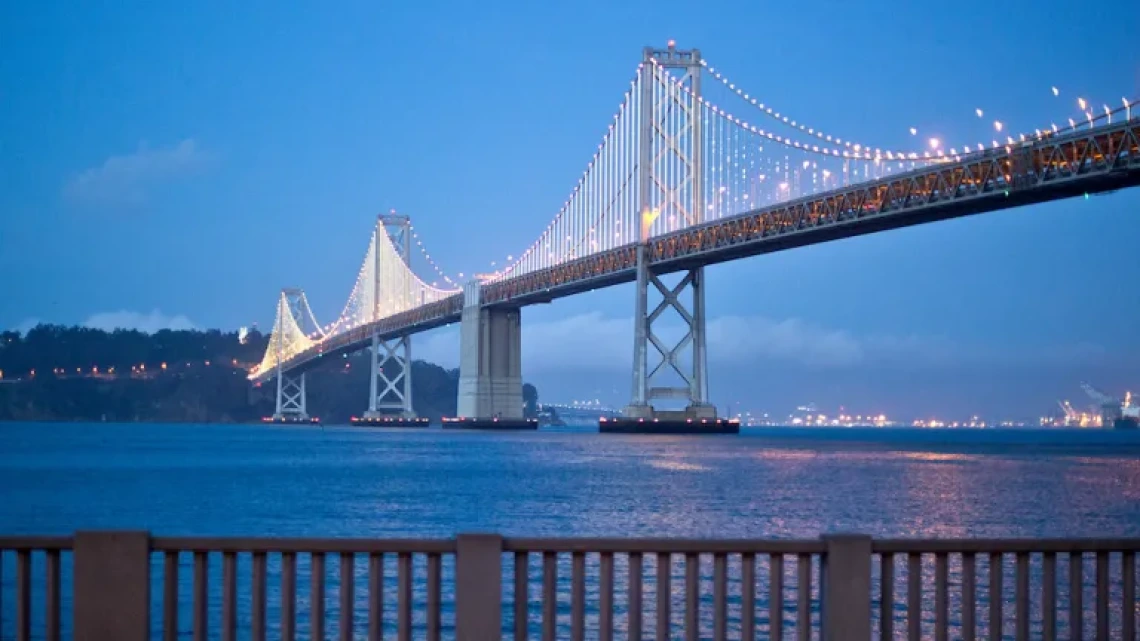 Photo of the SF - Oakland Bridge