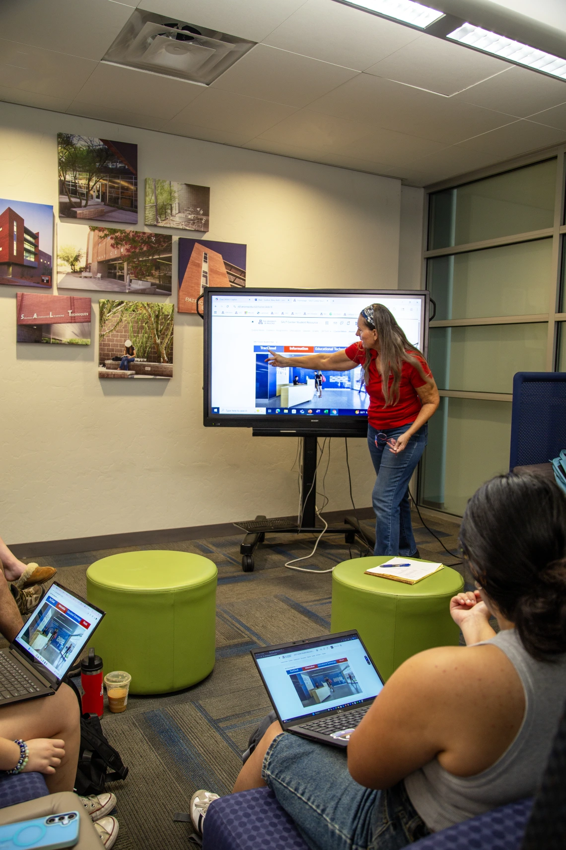 Mary Beth teaching a workshop