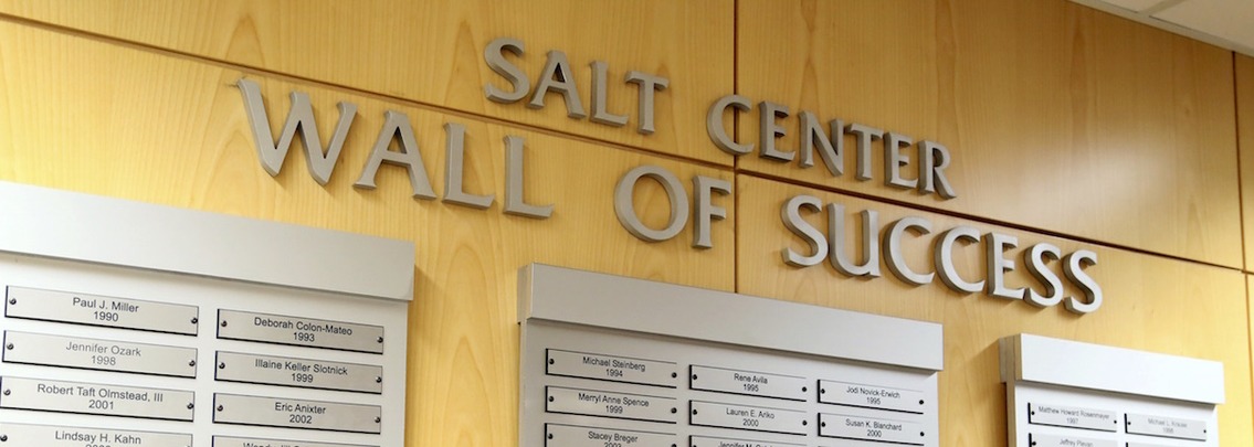 SALT Center Wall of Success wall.