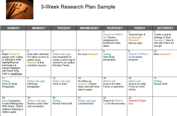 Research Plan