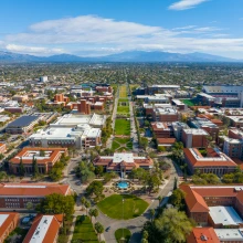 Aerial view of the University of Arizona