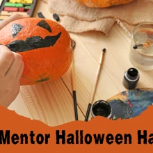Flyer for Peer Mentor Halloween Event